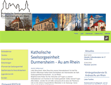 Tablet Screenshot of kath-durmersheim-auamrhein.de